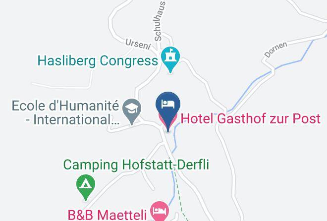 Interlaken Oberhasli - Hotel Gasthof Zur Post Maps