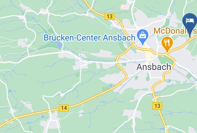 Ansbach - Hotel Gasthof Zur Windmuhle Maps