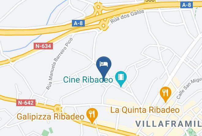 Lugo - Hotel Gastronomico Araucaria Maps