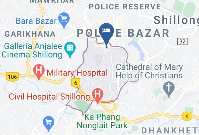 Shillong - Hotel Gateway Shillong Maps