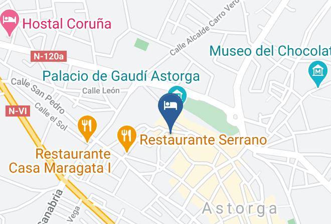 Leon - Hotel Gaudi Astorga Maps