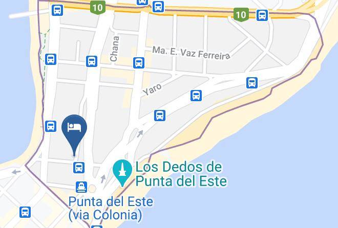 Punta Del Este - Hotel Gaudi Maps