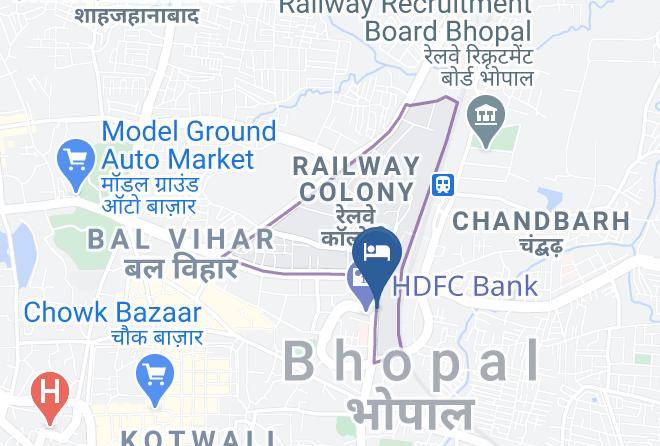 Hotel Gaurav Bhopal Map