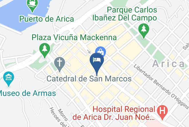 Arica Province - Hotel Gavina Express Maps