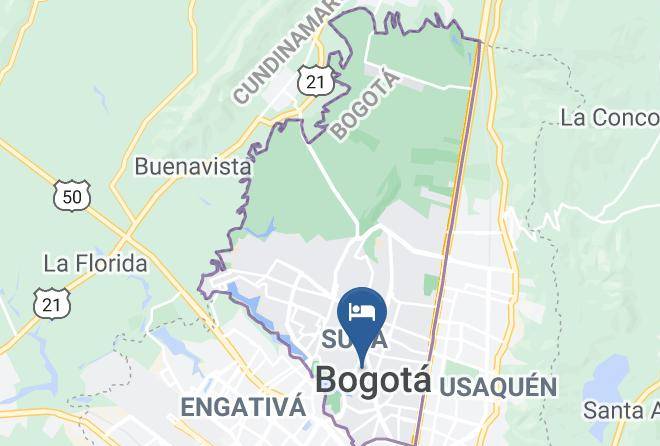 Bogota - Hotel Gaviria Maps
