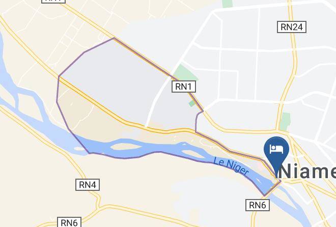 Niamey - Hotel Gaweye Maps