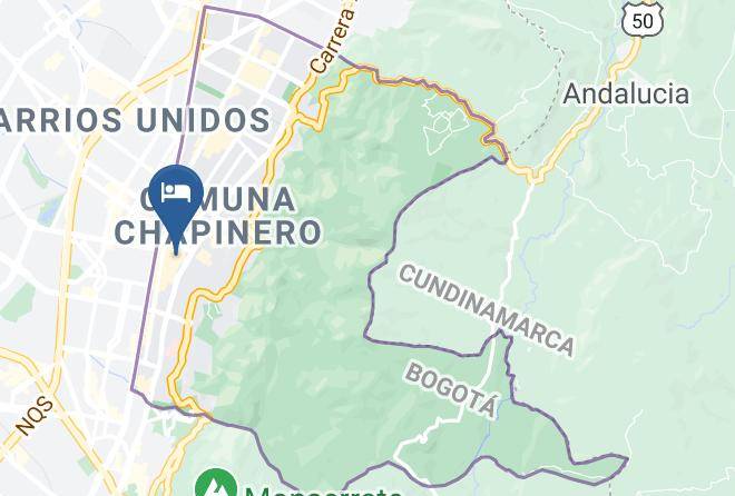 Hotel Gay San Sebastian Bogota Map