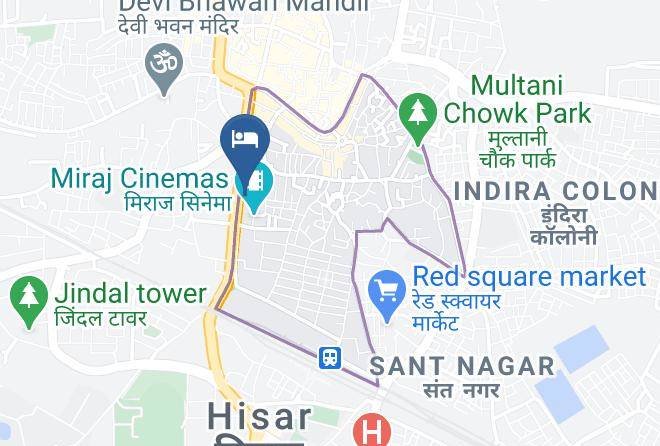 Hisar - Hotel Gazal Maps
