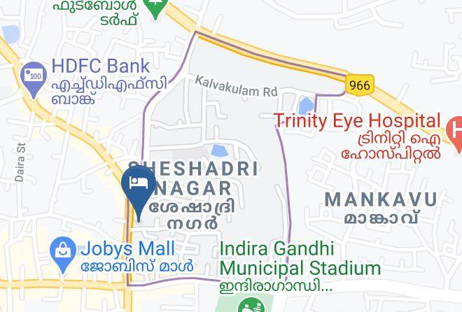 Palakkad - Hotel Gazala Family Restaurant Palakkad Maps