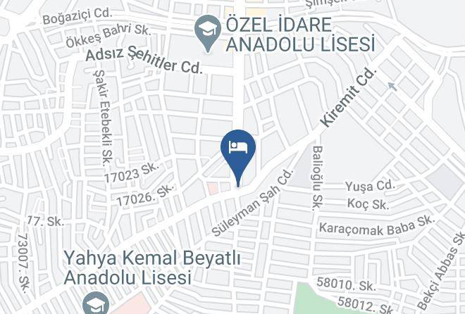 Sahinbey - Hotel Gazi Maps