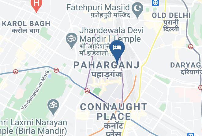 Paharganj - Hotel Geet Deluxe Maps
