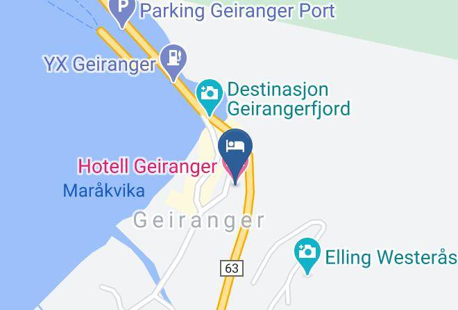 Hotel Geiranger Map