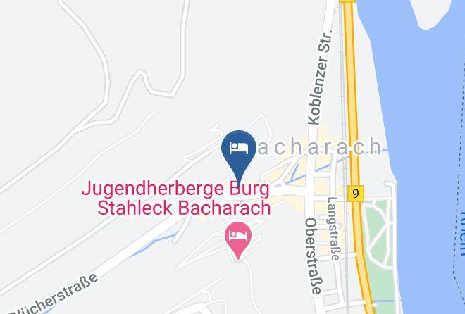 Mainz Bingen - Hotel Gelber Hof + Fahrradverleih Maps