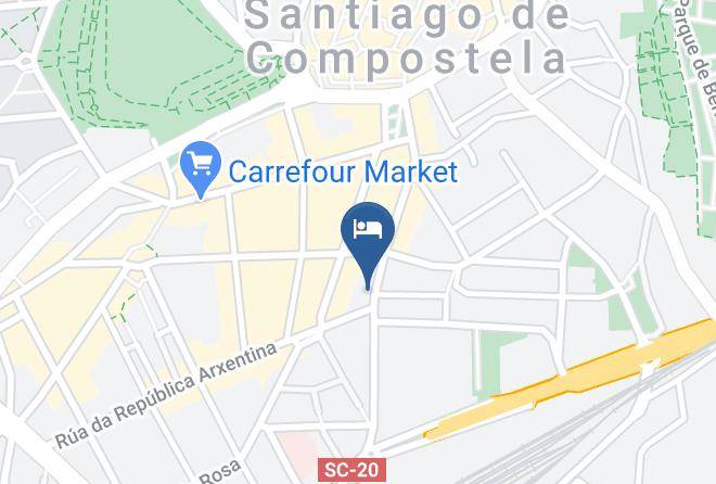 Auna - Hotel Gelmirez Maps