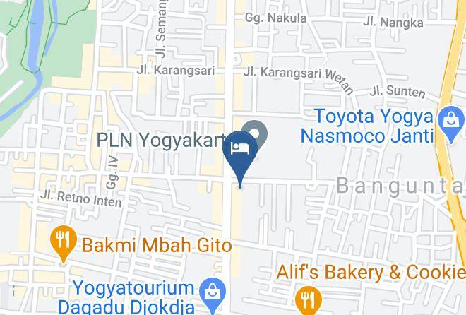 Bantul Regency - Hotel Gemah Ripah Maps