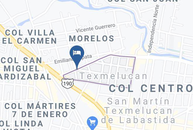 San Martin Texmelucan - Hotel Geminis Maps