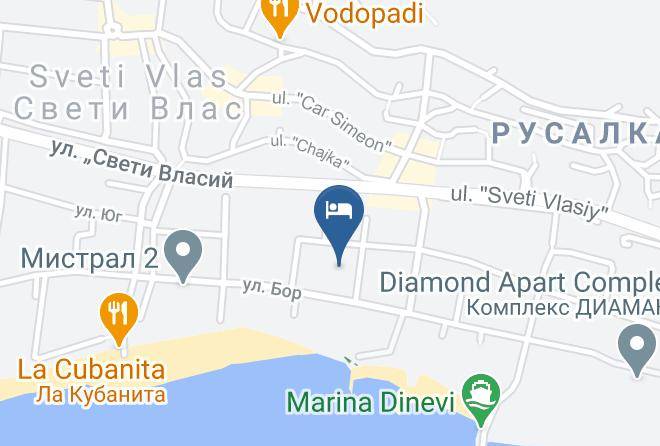 Nesebar - Hotel Genada Maps