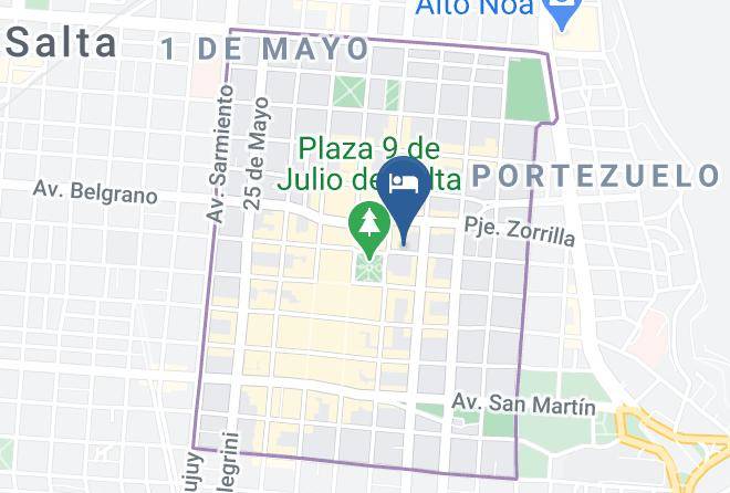 Salta - Hotel Guemes Maps