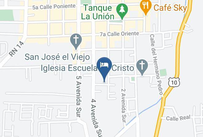 Antigua Guatemala - Hotel Genessis Maps