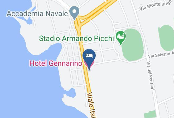 Hotel Gennarino Map