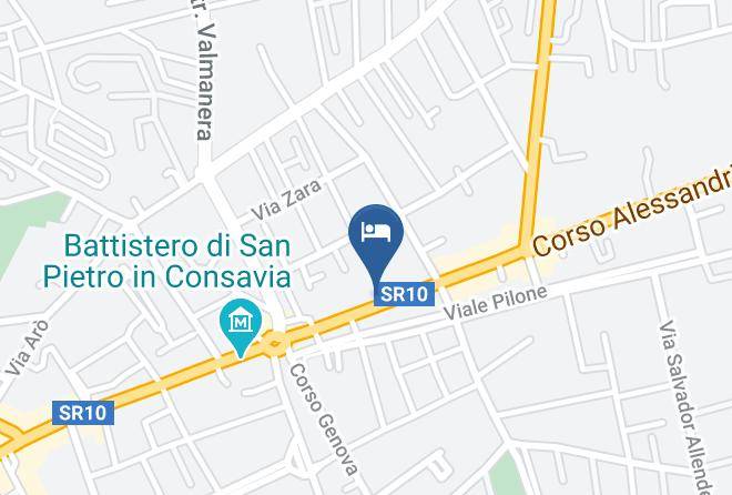 Asti - Hotel Genova Maps