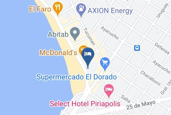 Piriapolis - Hotel Genoves Maps