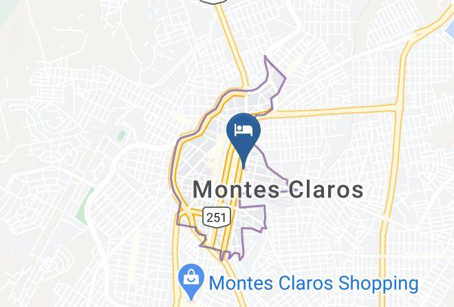 Montes Claros - Hotel Gerais Maps