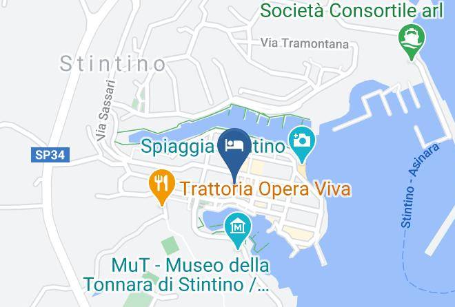 Sassari - Hotel Geranio Rosso Maps