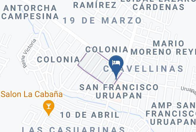 Uruapan - Hotel Gerardo Maps