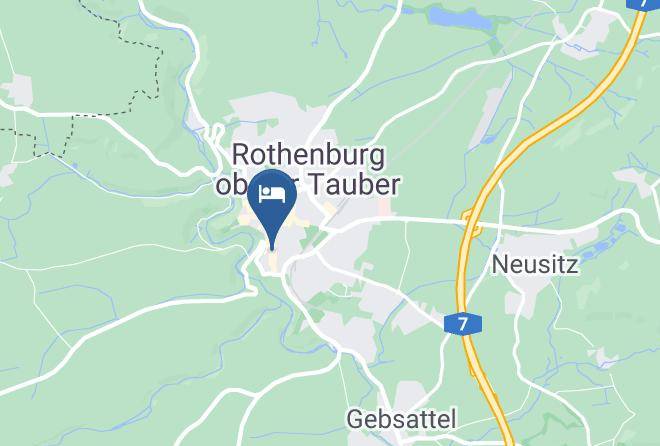 Ansbach - Hotel Gerberhaus Rothenburg Ob Der Tauber Maps