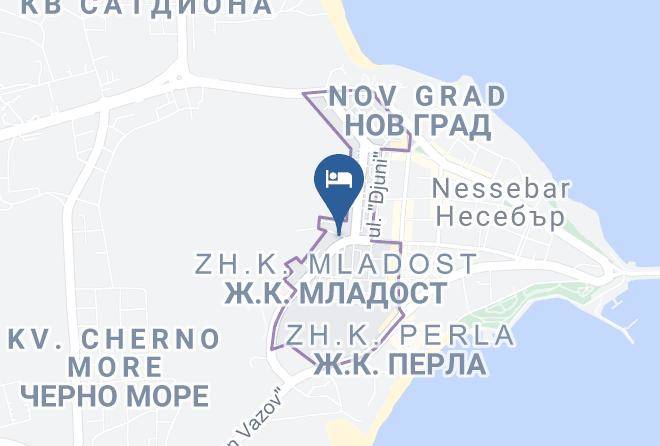 Nesebar - Hotel Gerdjika Maps