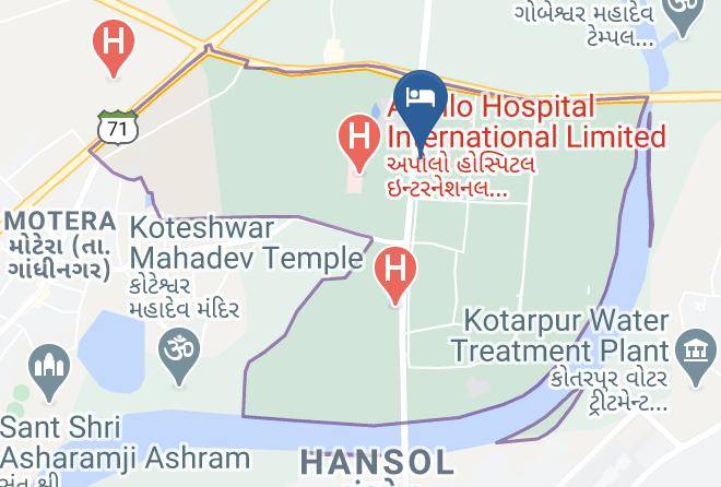 Gandhinagar - Hotel German Palace Maps