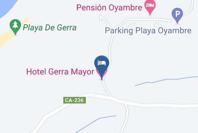San Vicente De La Barquera Gerra - Hotel Gerra Mayor Maps