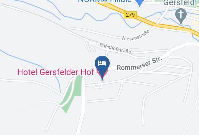 Fulda - Hotel Gersfelder Hof Maps