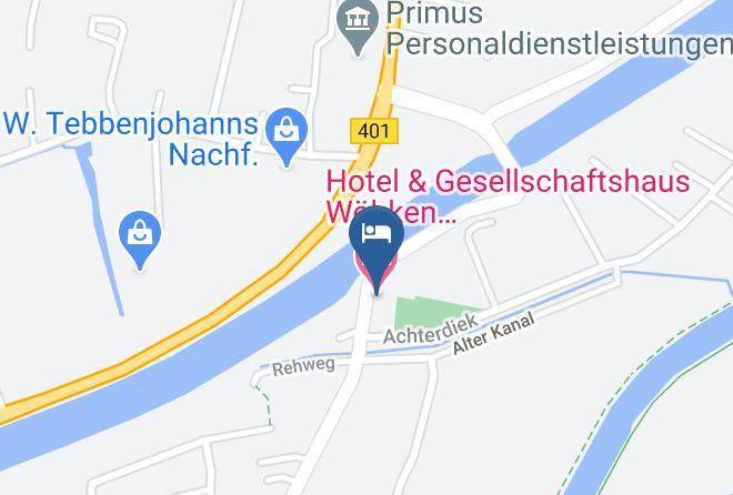 Hotel & Gesellschaftshaus Wobken Hundsmuhler Krug Map