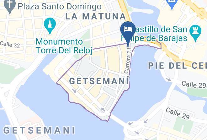 Cartagena De Indias - Hotel Getsemani Luxury Cartagena Maps