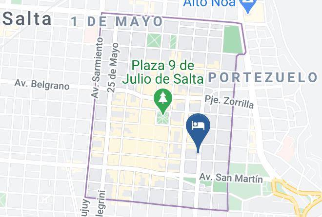 Salta - Hotel Ghala Maps