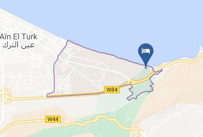Oran - Hotel Ghani Plage Ain El Turk St Roch Maps