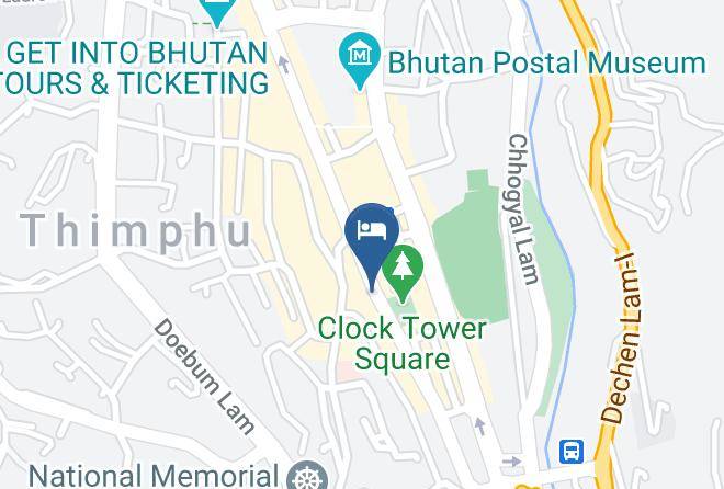 Thimphu - Hotel Ghasel Maps