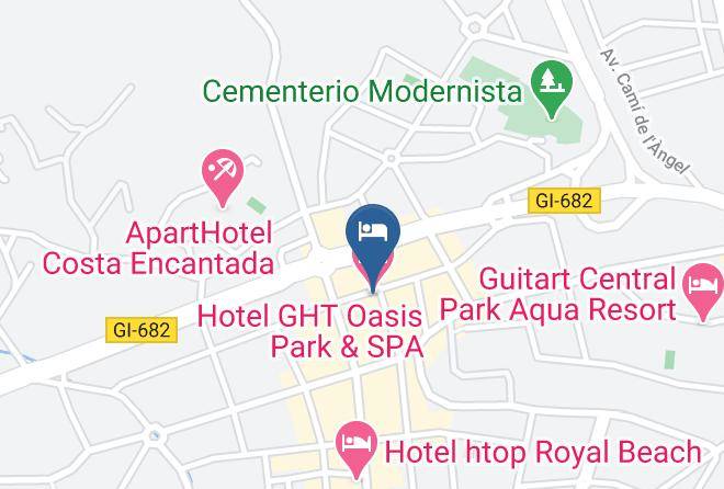 Girona - Hotel Ght Oasis Park & Spa Maps