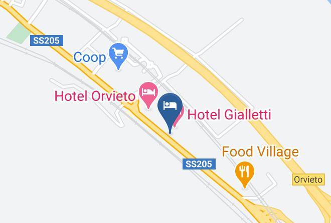 Terni - Hotel Gialletti Maps