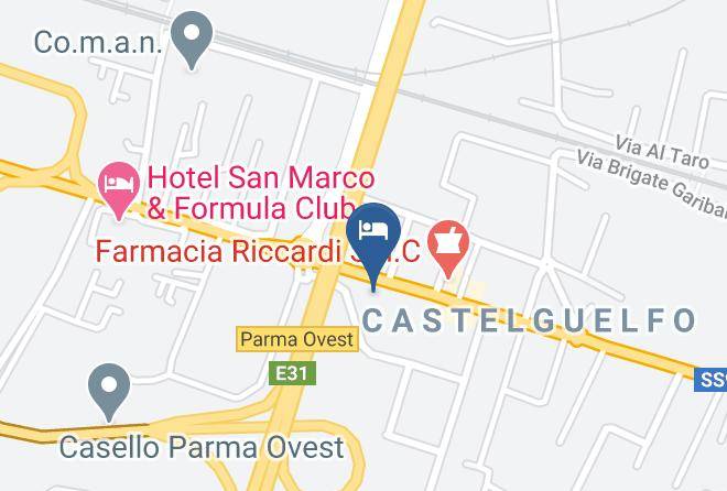 Parma - Hotel Giallo Parma Maps