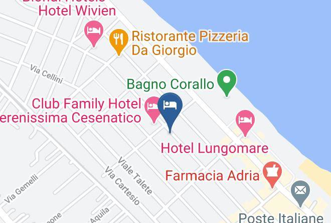 Forli - Hotel Giamaika Maps