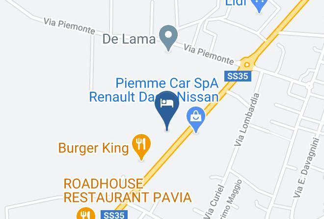 Pavia - Hotel Giannino Maps