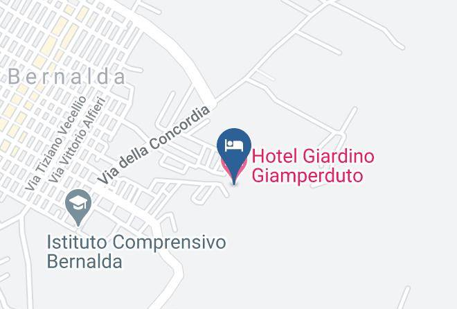 Matera - Hotel Giardino Giamperduto Maps