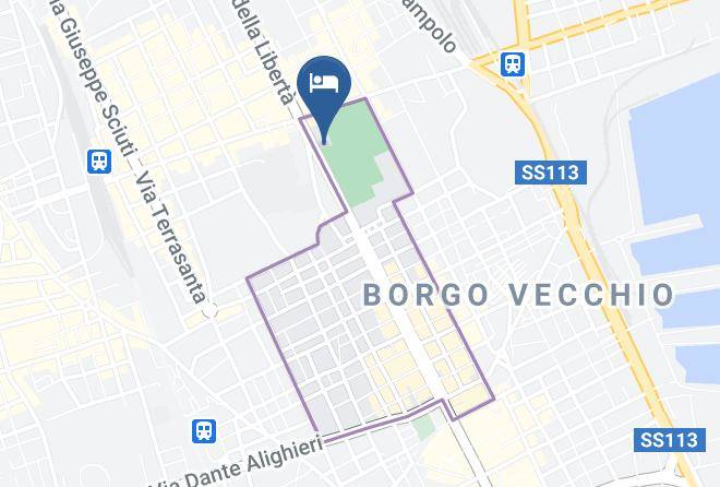 Palermo - Hotel Giardino Inglese Maps