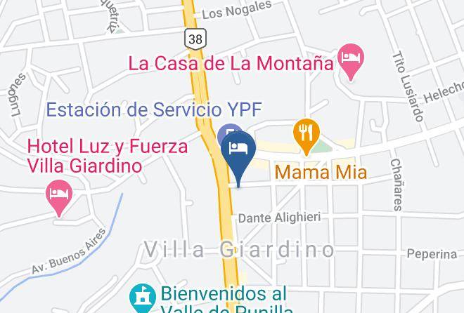 Punilla Department - Hotel Giardino Maps