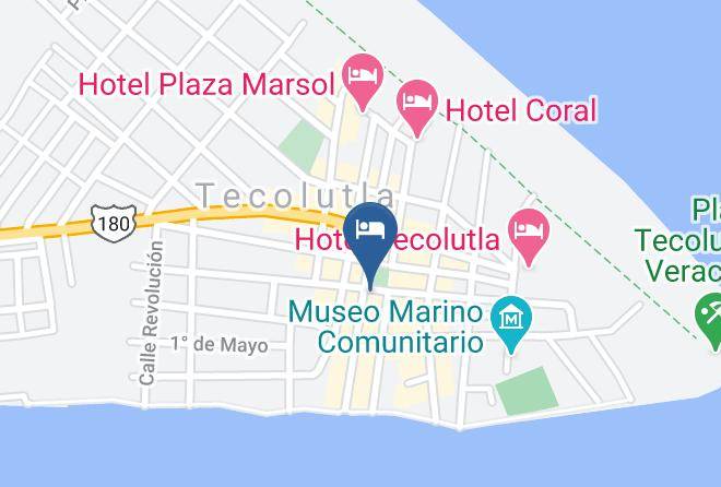 Tecolutla - Hotel Gil Mar Maps