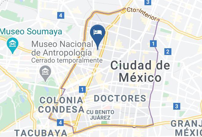 Cuauhtemoc - Hotel Gilbert Maps