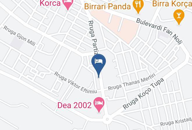 Korce - Hotel Gili Maps